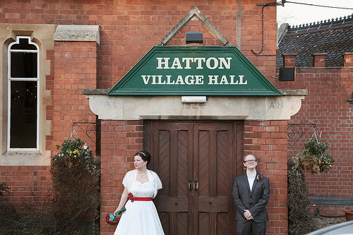 Real Weddings: Nikki and James at Hatton Village Hall