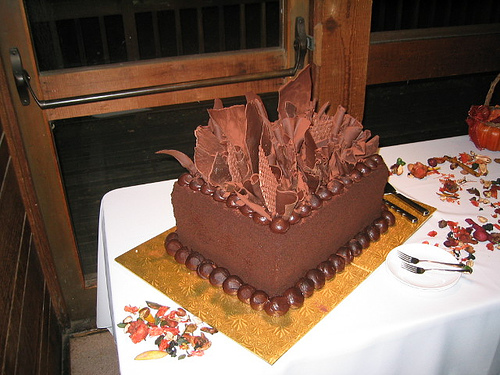 All-Chocolate Wedding Cakes