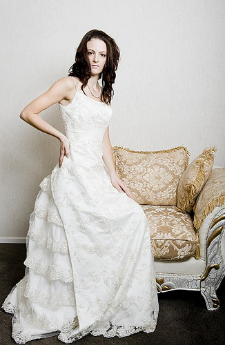 A-Line Lace Wedding Dress