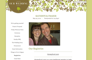 wedding website ideas