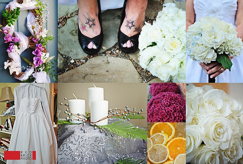 Real Wedding Pictures - Collage of Details