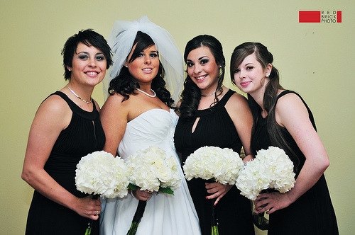 Real Wedding Pictures - April and Her Bridesmaids