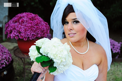 Real Wedding Pictures - Bridal Portrait