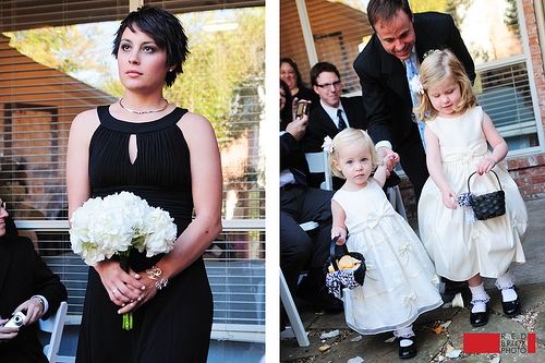 Real Wedding Pictures - Bridesmaid and Flower Girls