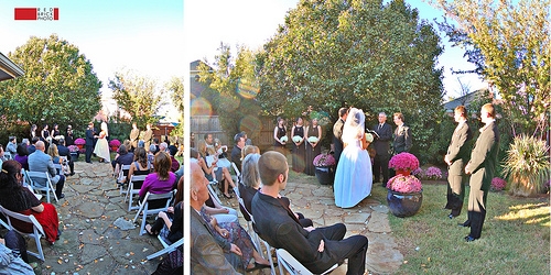 Real Wedding Pictures - Backyard