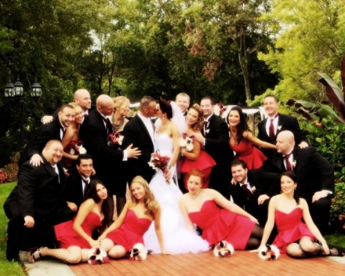 Real Wedding PIctures - Avital and Brett's Wedding Party