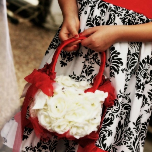Real Wedding Pictures - Avital's Flower Girl Basket