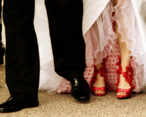 Real Wedding Pictures - Avital's Gorgeous Shoes