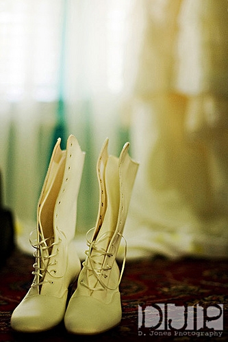 Real Wedding Pictures - Bridal Boots
