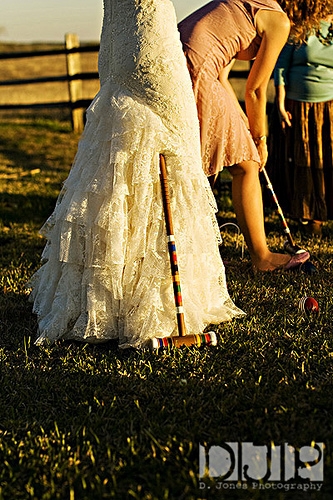 Real Wedding Pictures - Croquet