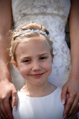 Real Wedding Pictures - Flower Girl