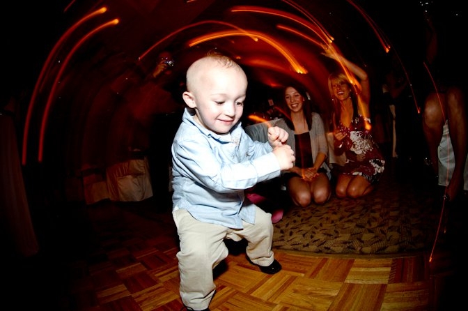 Real Wedding Pictures - Little Boy Dancing
