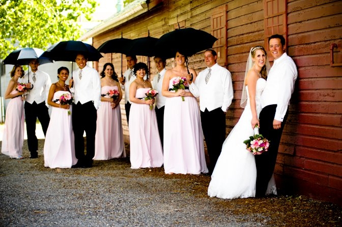 Real Wedding Pictures - Umbrellas