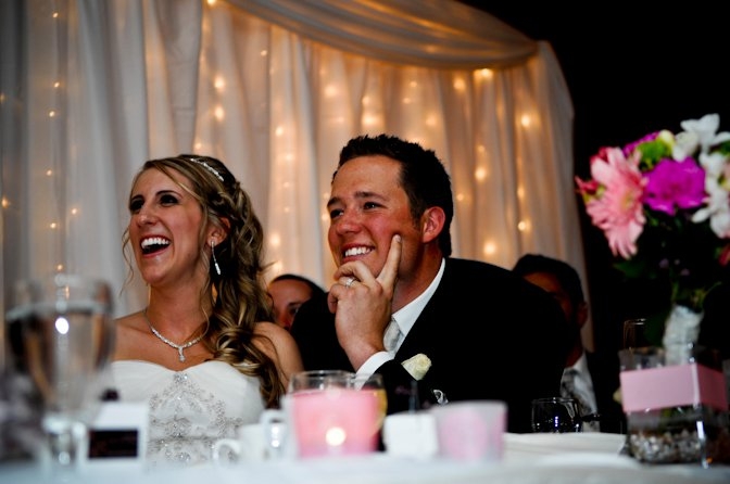 Real Wedding Pictures - Laughs at the Ceremony