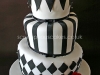 Wedding Cake Pictures - Whimsical Black Wedding Cakes