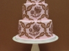 Pretty Pink and Brown Wedding Cakes - Chintz