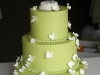 Apple Green Wedding Cake Pictures - White Wax Flowers