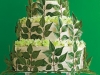 White and Green Wedding Cakes - for the Eco-Bride