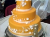 Orange Wedding Cake Pictures - White Details
