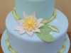 Blue Wedding Cakes - Water Lily