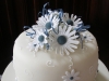 Blue and White Wedding Cakes
